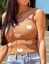 cute heart tank top