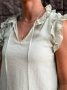 sage dressy fun work office tank top