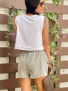 Corduroy Drawstring Shorts