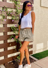 Corduroy Drawstring Shorts