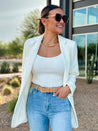 womens beige tan woven belt