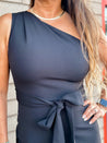 black jumpsuit, sexy, comfortable, night out, wedding