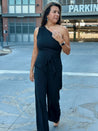black jumpsuit, sexy, comfortable, night out, wedding