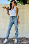 blue soft lounge joggers