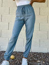 blue soft lounge joggers