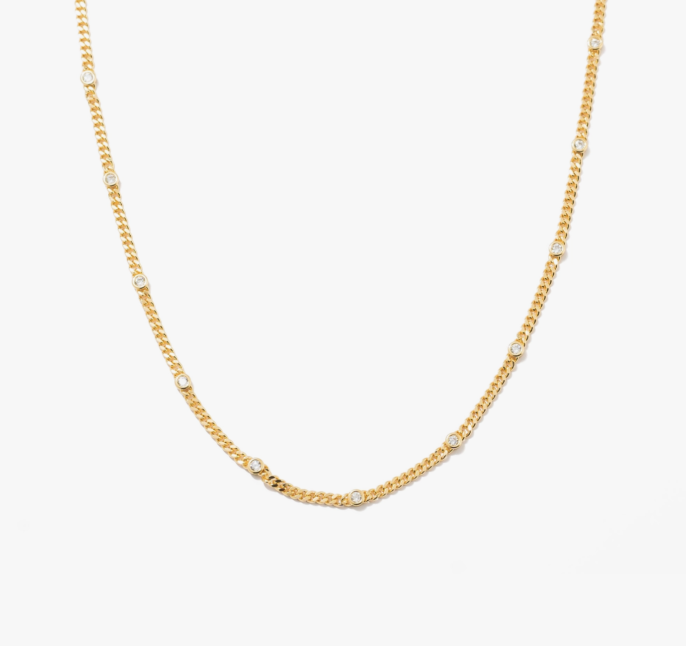 brenda grands cz dainty gold choker