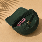 Save water drink margs womens baseball cap - dark green and pink